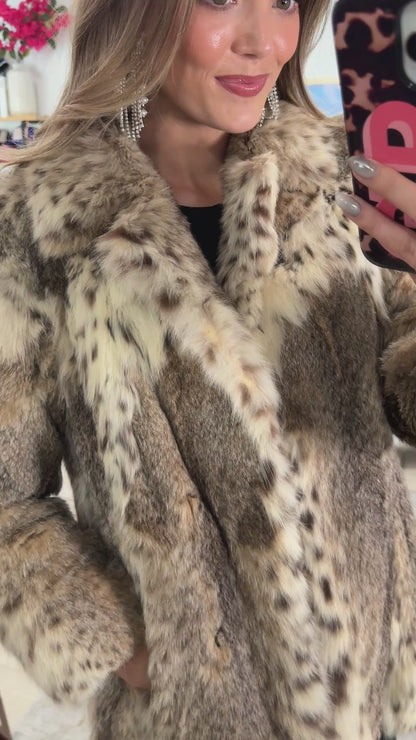 #GB1 Vintage Lynx Fur Jacket