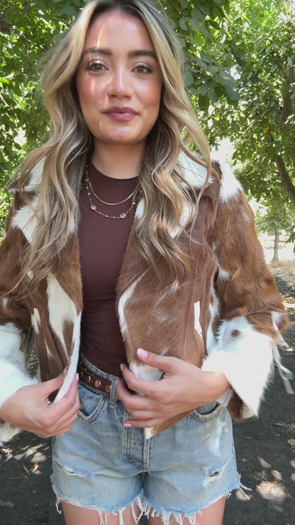 NEW!! Cowhide Jacket #4 - Size Small