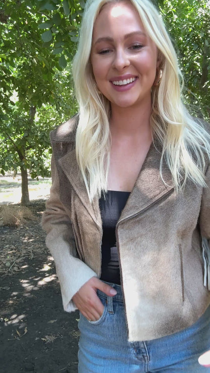 NEW!! Cowhide Jacket #5 - Size Medium