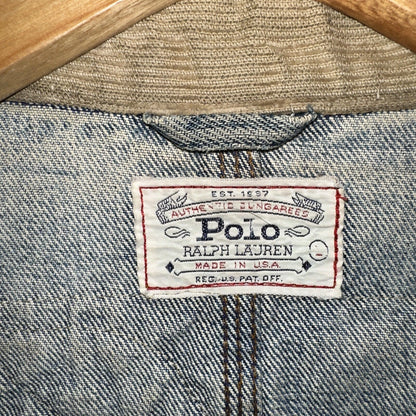 NEW!! Vintage Ralph Lauren Denim & Saddle Jacket Size Medium