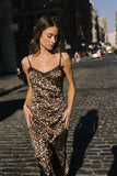 AS SEEN ON ELLA LANGLEY!! Catherine Leopard Midi Dress