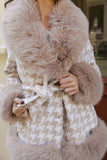 NEW!! Houston Fur Coat in Beige