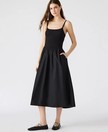 FINAL SALE!! Codie Smocked Dress in Black