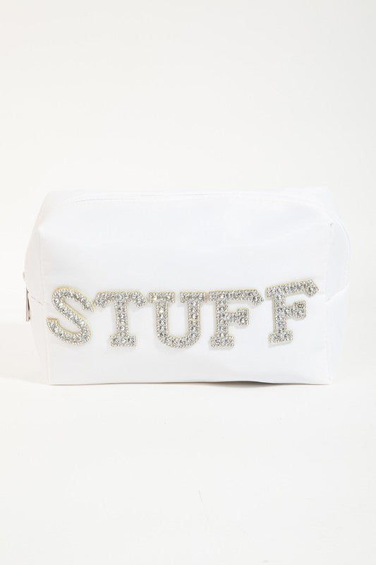 NEW!! “Stuff” Nylon Bag in White
