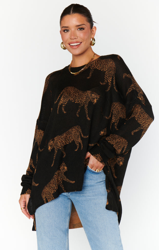 BEST SELLER! Bonfire Sweater in Leopard by Show Me Your MuMu