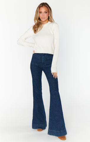 NEW!! Farrah Trouser Flare Jeans by Show Me Your Mumu