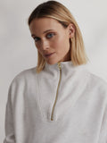 NEW!! Hawley Half Zip Sweatshirt in Ivory by VARLEY