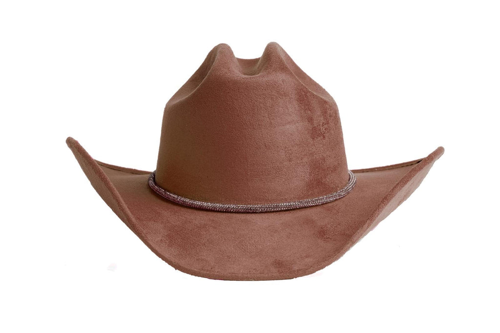 NEW!! The Kenny Faux Suede Cowboy Hat in Camel