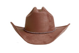 NEW!! The Kenny Faux Suede Cowboy Hat in Brown