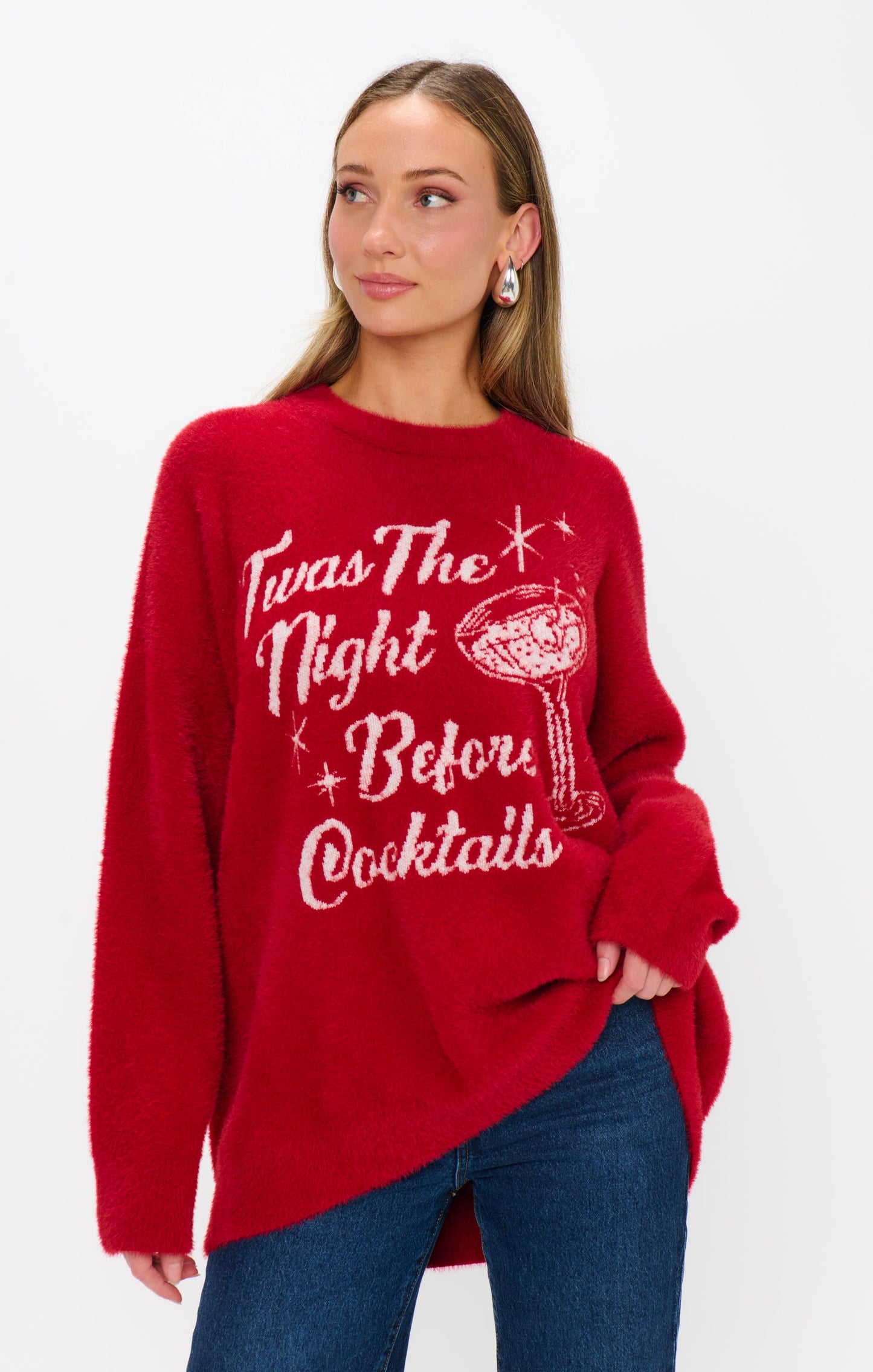 NEW!! "Twas The Night Before Cocktails" Sweater