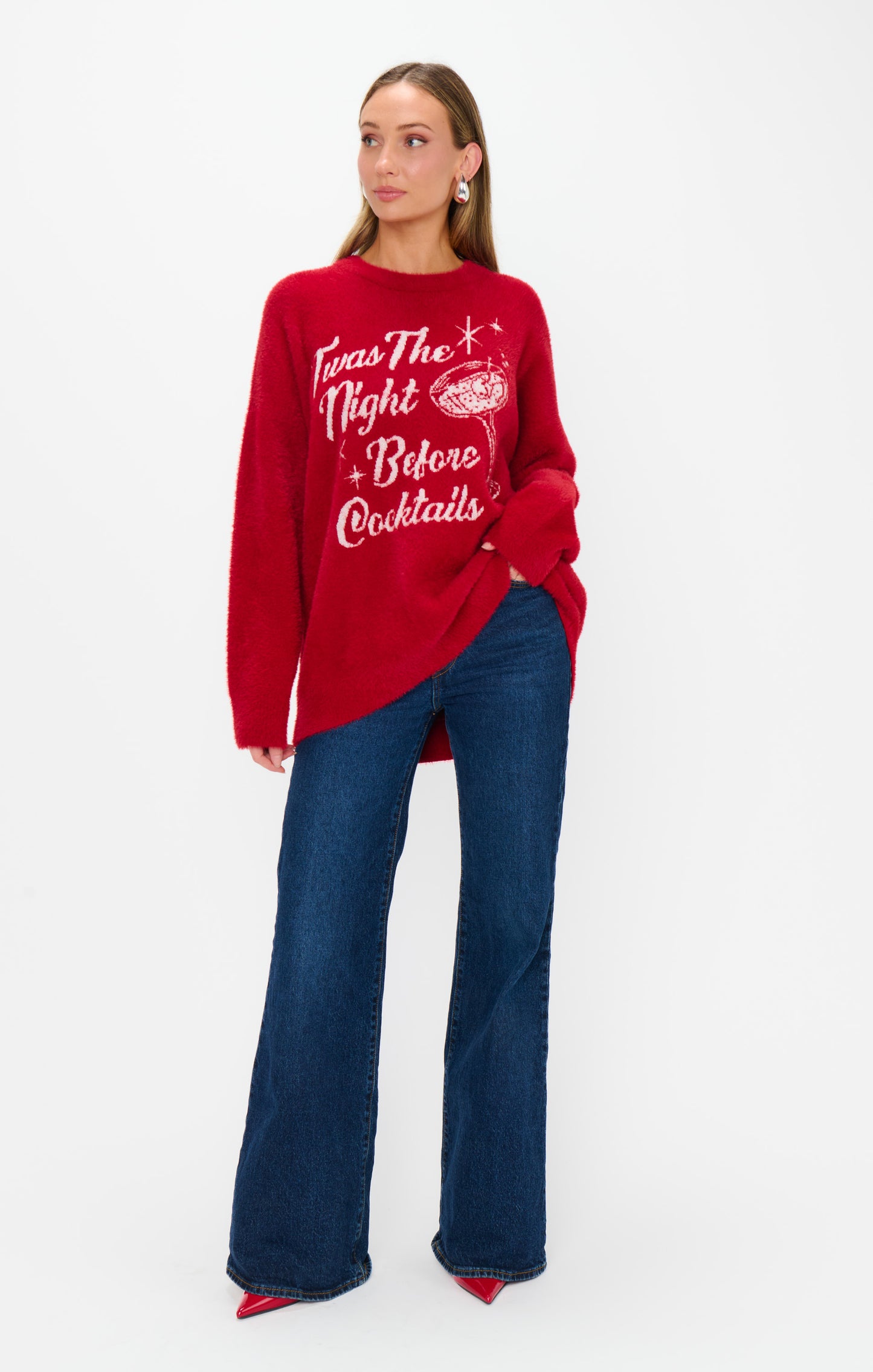 NEW!! "Twas The Night Before Cocktails" Sweater