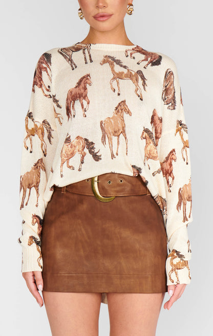 NEW!! Bonfire Sweater in Wild Horses