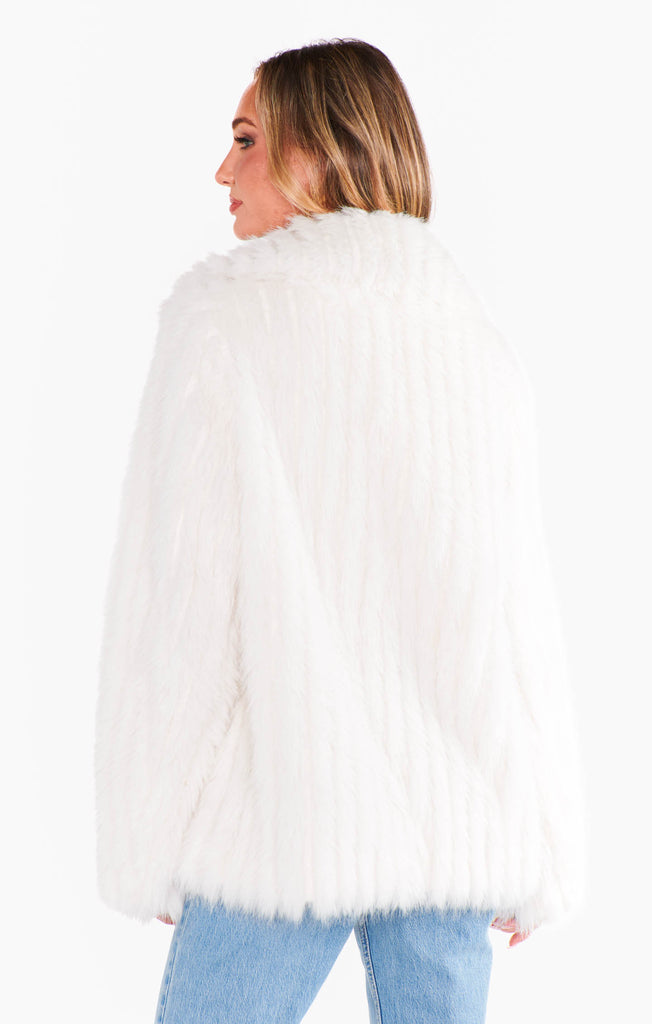 NEW!! Salt Lake Fur Coat by Show Me Your Mumu