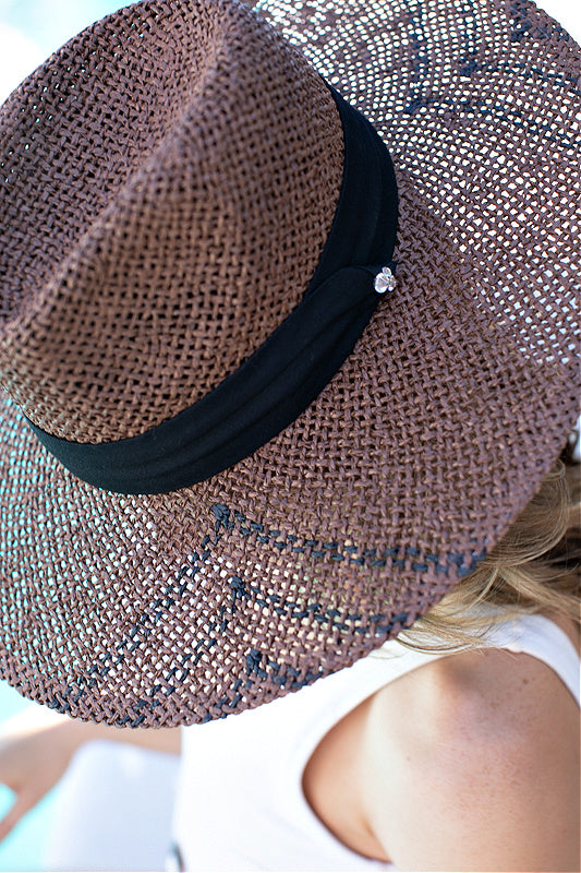 NEW!! Rio Straw Hat in Brown