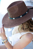 NEW!! Bandera Straw Hat in Brown