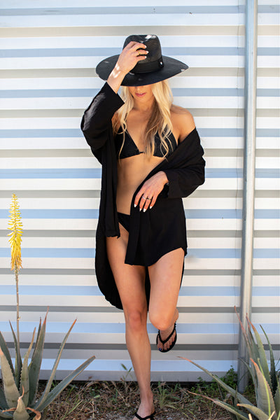 NEW!! Cabana Cover Up in Black