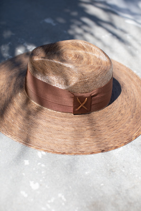 The Riviera Pressed Palm Straw Hat