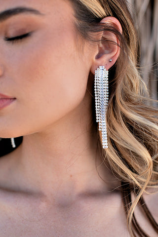 NEW!! Crystal Art Deco Drop Earring