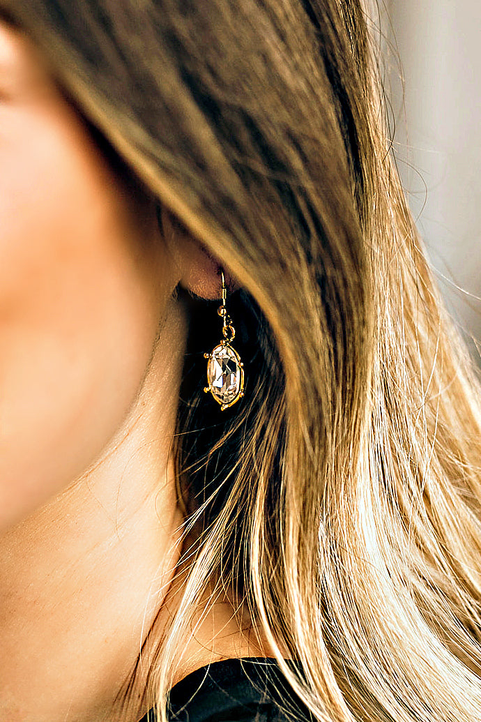 EXCLUSIVE "First Lady's Luncheon" Swarovski Crystal Drop Earrings - Glitzy Bella