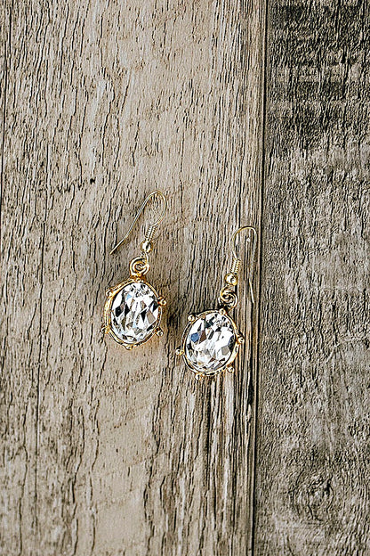 EXCLUSIVE "First Lady's Luncheon" Swarovski Crystal Drop Earrings - Glitzy Bella