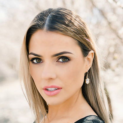 EXCLUSIVE "First Lady's Luncheon" Swarovski Crystal Drop Earrings - Glitzy Bella