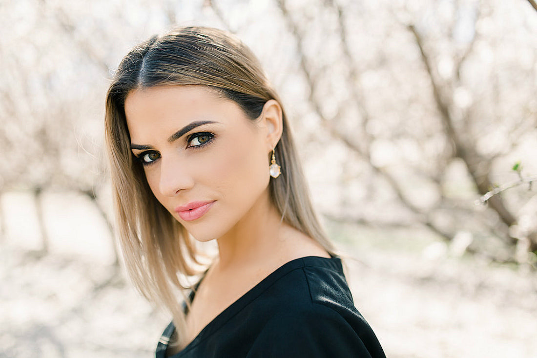 EXCLUSIVE "First Lady's Luncheon" Swarovski Crystal Drop Earrings - Glitzy Bella