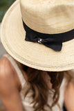 BEST SELLER!! The Janessa Panama Hat w/ Black Band