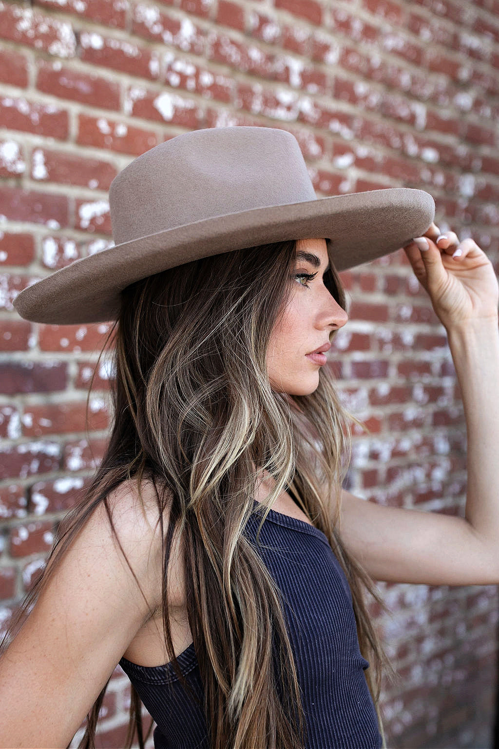 FINAL SALE!! The Beverly Wool Panama in Taupe