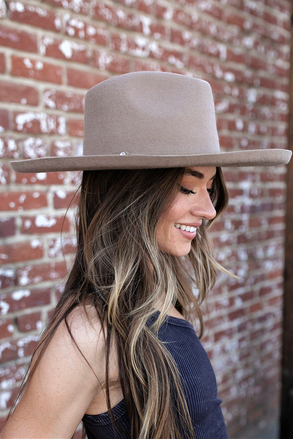 FINAL SALE!! The Beverly Wool Panama in Taupe