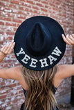 NEW!! GB ORIGINAL!! The "YEE HAW" Cameron Wool Hat in Black