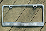 3 Row Swarovski Crystallized License Plate Frame - Glitzy Bella
