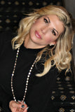 Alexis "Crystals by the Yard" Necklace in Rose Gold - Glitzy Bella