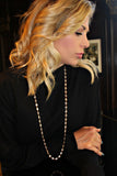 Alexis "Crystals by the Yard" Necklace in Rose Gold - Glitzy Bella