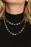 Alexis "Crystals by the Yard" Necklace in Rose Gold - Glitzy Bella