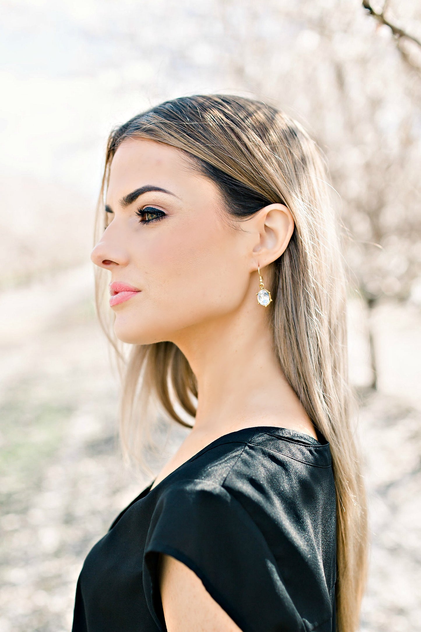 EXCLUSIVE "First Lady's Luncheon" Swarovski Crystal Drop Earrings - Glitzy Bella