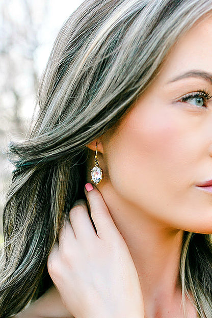 EXCLUSIVE "First Lady's Luncheon" Swarovski Crystal Drop Earrings - Glitzy Bella