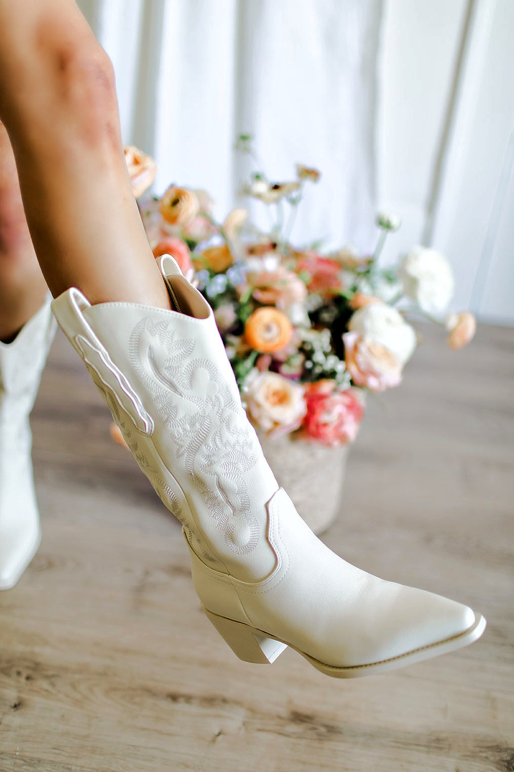 BEST SELLER!! The Billini "Danilo" Cowboy Boot in Bone