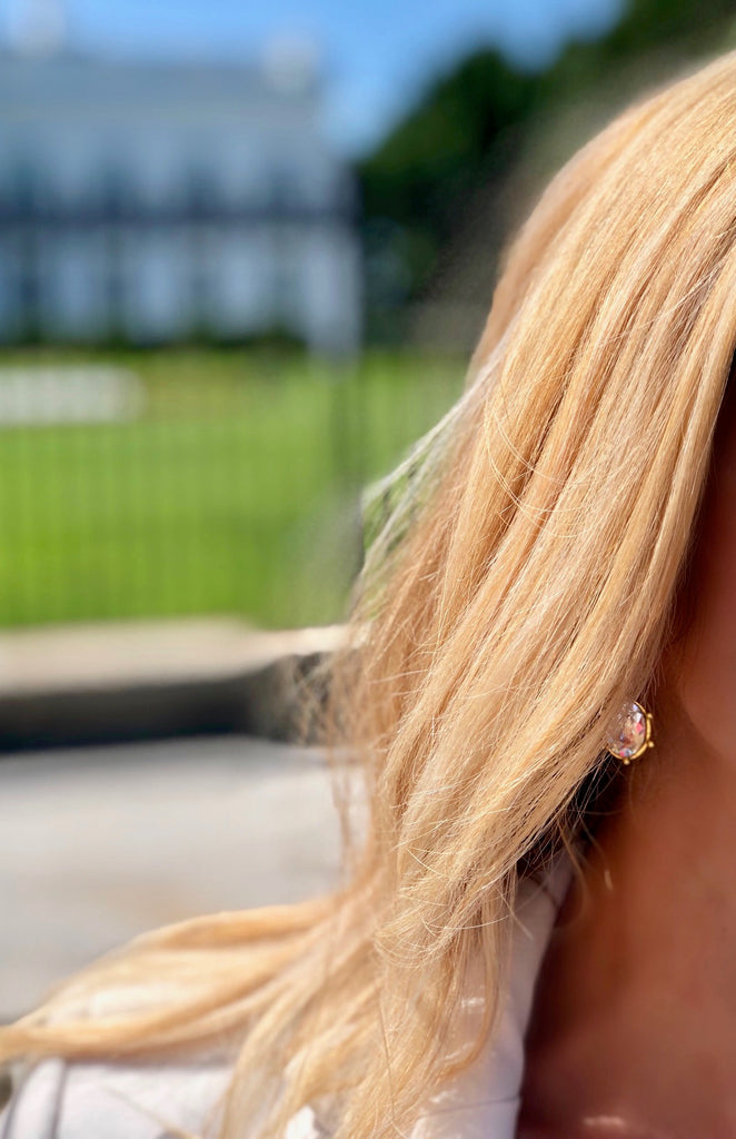 EXCLUSIVE "First Lady's Luncheon" Swarovski Crystal Drop Earrings - Glitzy Bella