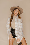 The Rocky Mountain Brown/Cream Plaid Shacket
