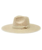 The Palm Desert Straw Panama Hat in Light Natural - Glitzy Bella