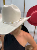 NEW!! The "Dolly" Faux Suede Cowboy Hat in Ivory