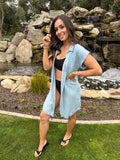 “AS SEEN on MICHELLE FROM VBB” Perfect" Denim Shirtdress